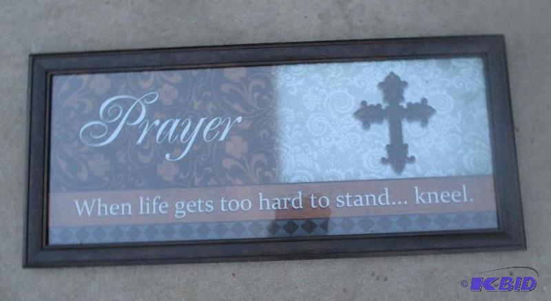 wall hanging &quotprayer&quot saying...