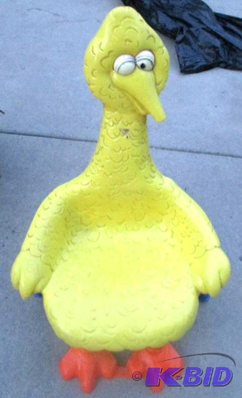 Plastic Kid S Big Bird Chair Decoration Drums Furniture