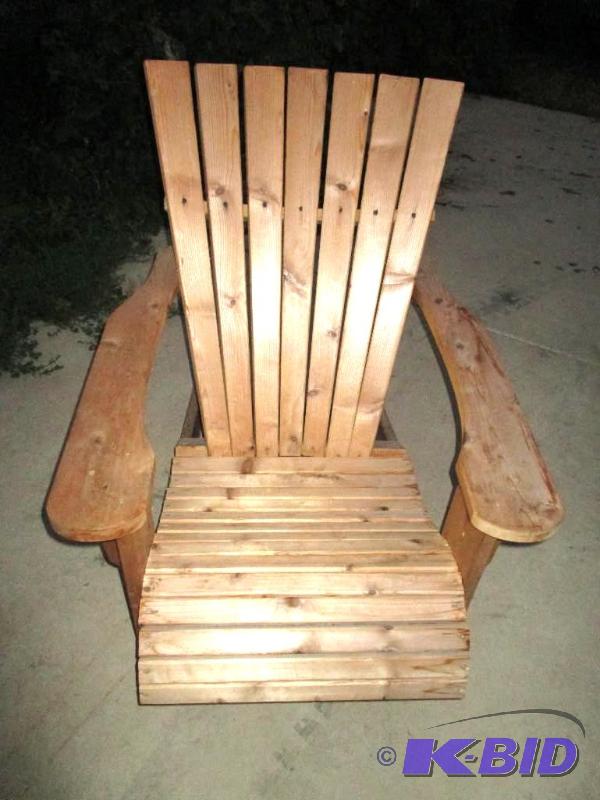 Cedarwood outdoor chair...