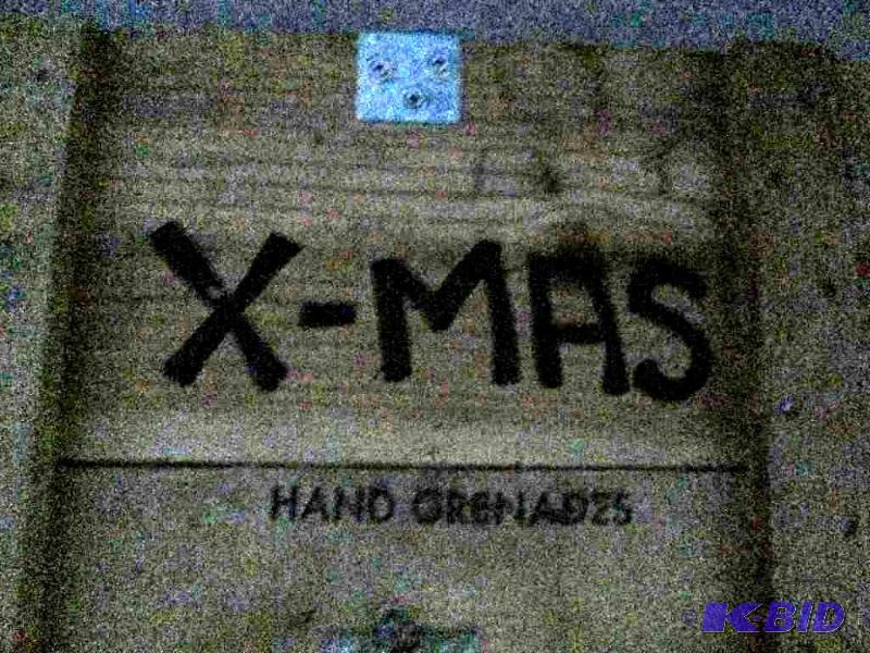 X-mas Hand Grenades box, each canister contai...