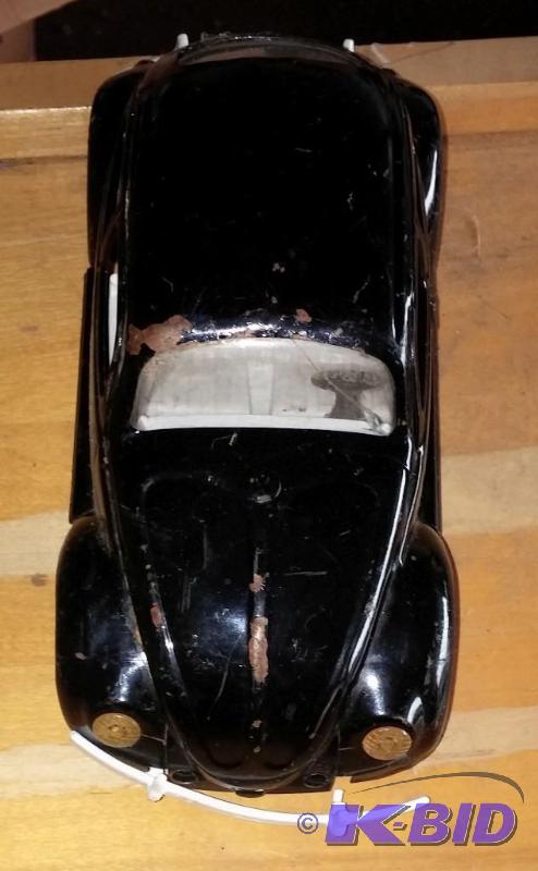 Vintage TONKA Volkswagen Beetle Bug Black 196...