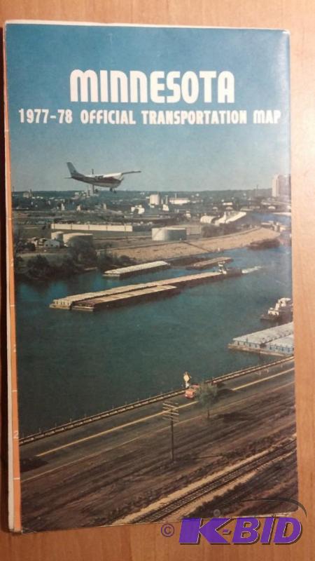 1978 Minnesota Official Transportation Map...