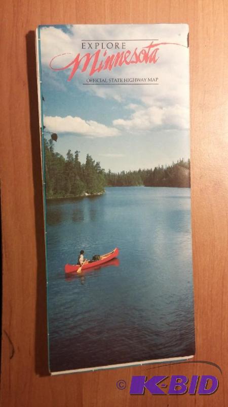 Explore Minnesota vintage map...
