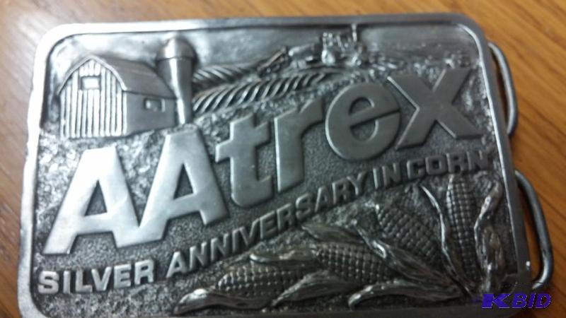 Vintage Aatrex Silver Anniversary Belt Bucket...