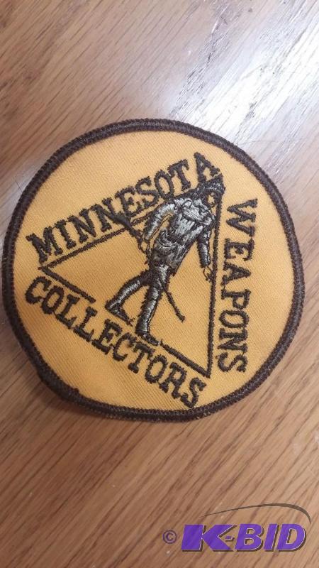 Vintage Minnesota Weapons Collector Patch...