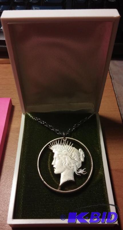 Vintage-Cut Out Coin Jewelry by Clines-Peace ...