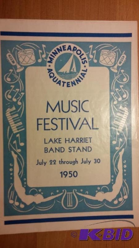 1950-Aquatenial Program-EXCELLENT SHAPE...