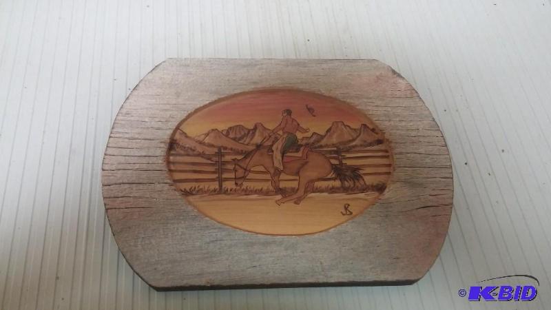 Wood Burn Art Horse...