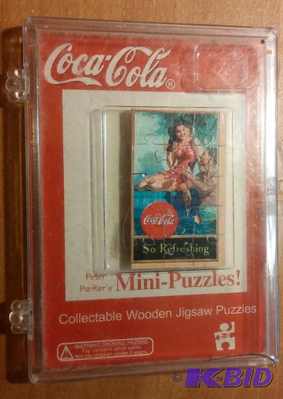 Vintage Coke Mini Puzzle Collectable...