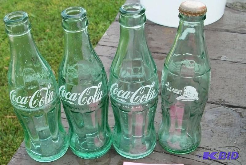 Four Bottles No Names on Bottles 3) 6-12 Oz ...
