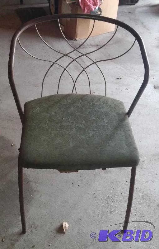 Wrought Iron Vintage Retro Chair...