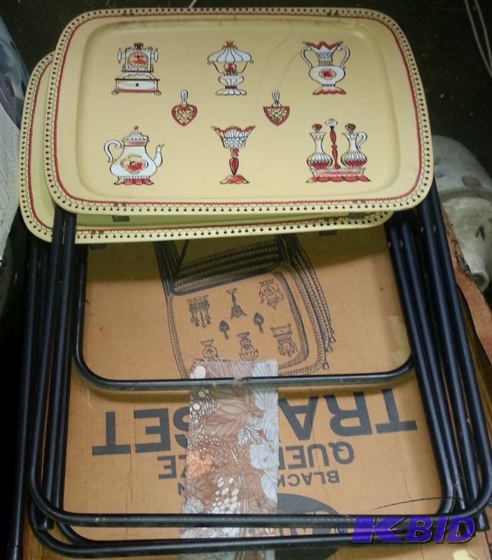 Vintage TV trays still in box...