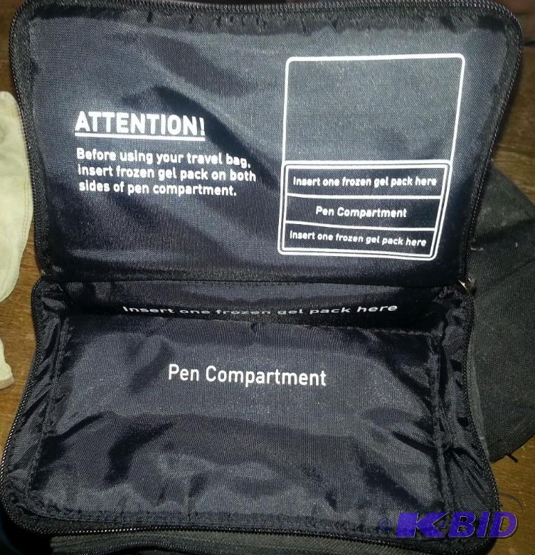 Insulated bag to carry med with Ice back...