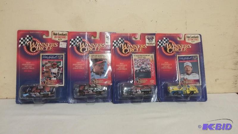 LOT OF 4 164 WINNERS CIRCLE CARS DALE EARNH...