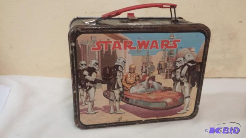 STAR WARS METAL LUNCH BOX NO THERMOS HAS SOME...