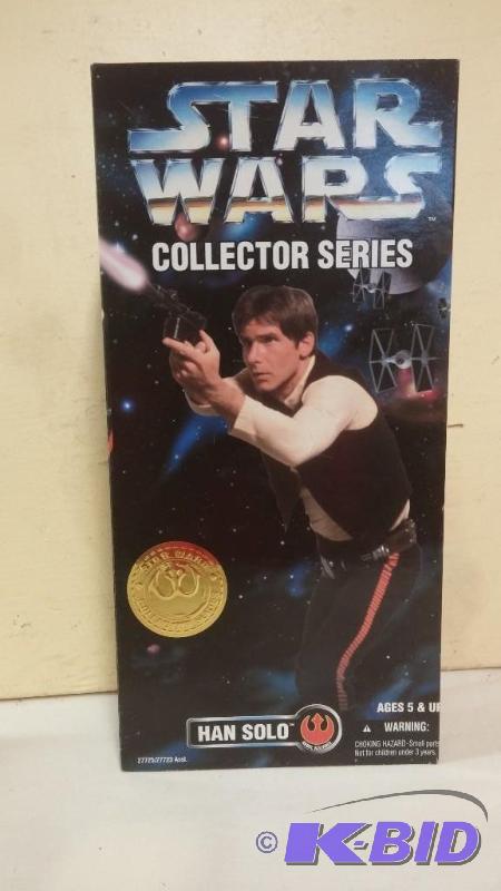 STAR WARS 12 INCH HAN SOLO WITH DARK BLUE INS...