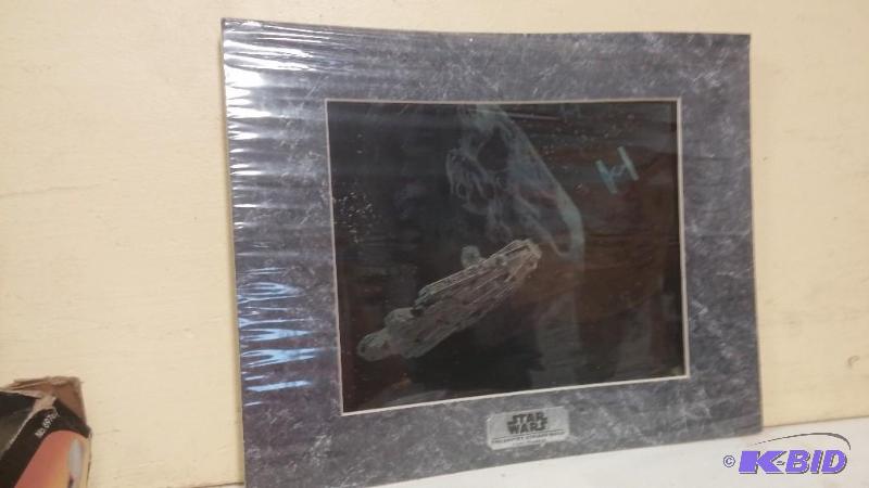 STAR WARS ASTEROID CHASE SCENE CHROMART WITH ...