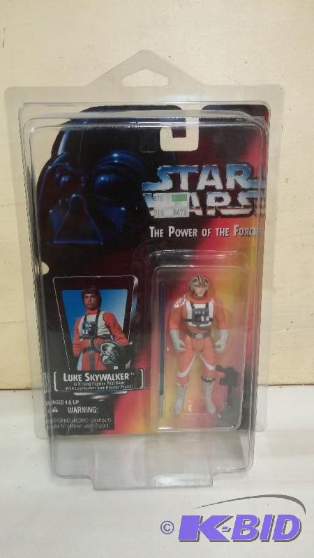 LUKE SKYWALKER X-WING WITH LONG SABER NEVER B...