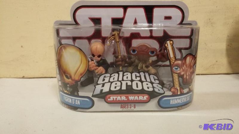 STAR WARS GALACTIC HEROES FIGRIN DAN AND HAM...