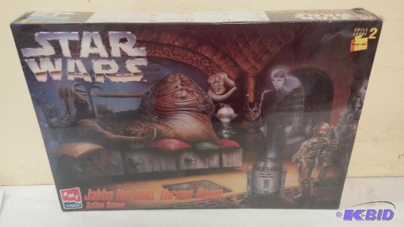 STAR WARS JABBA THE HUTT THRONE ROOM ACTION S...