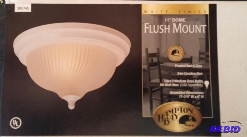lot 9 image: 11" Dome light fixture-NEW...