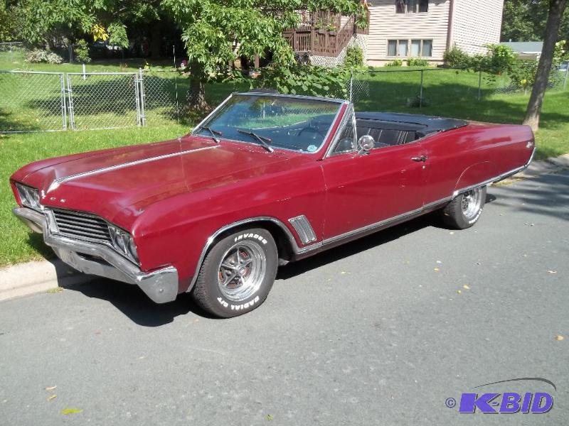 1967 Buick Skylark Convertible, VIN 444677H1...