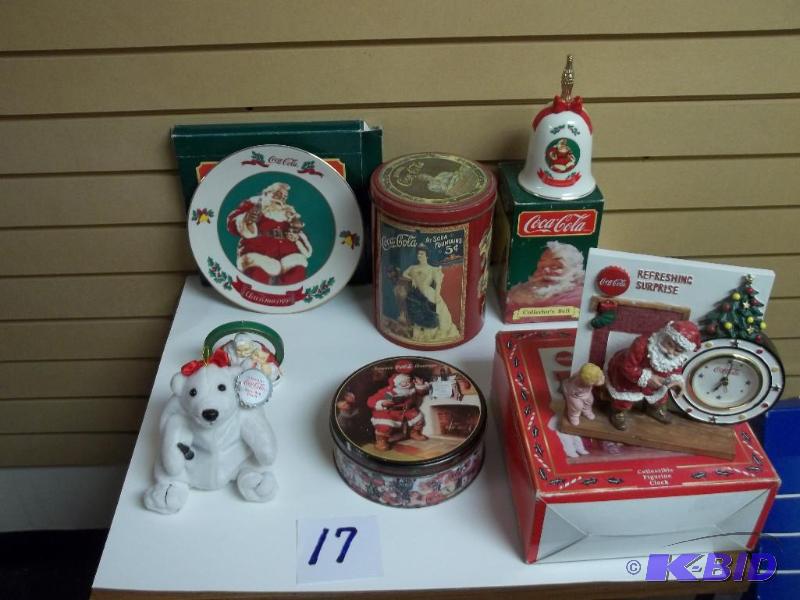 Coca Cola Christmas Asst, new, includes colle...