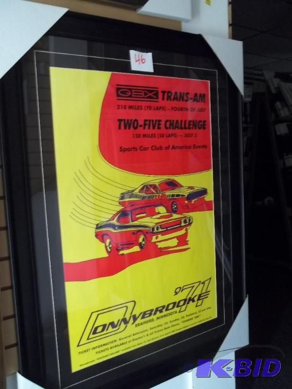 Vintage Donnybrooke poster from 1971, newly f...