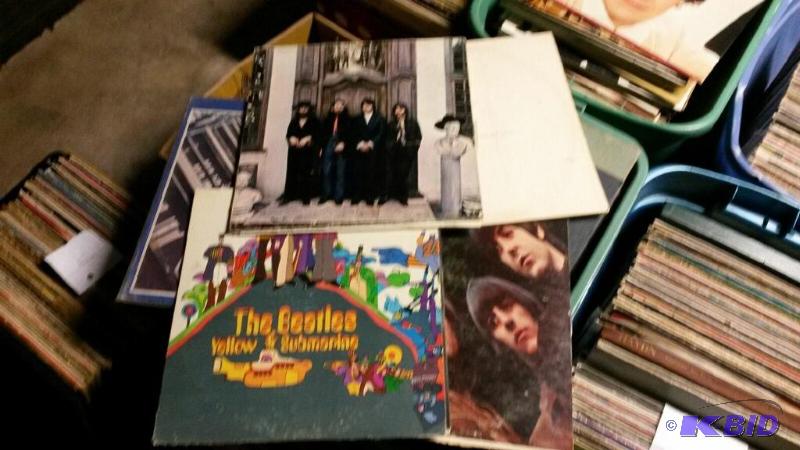 750 record albums, Country, Jazz, Rock, etc....