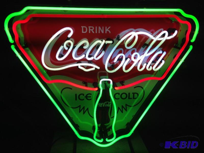 Coca Cola Neon Sign, 28 x28, new in box, very...