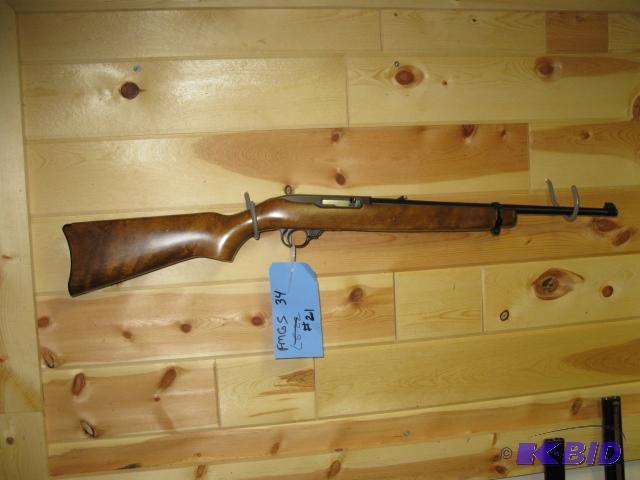 lot 21 image: Ruger 1022 Semi-auto rifle SN 126-78430 Cali...