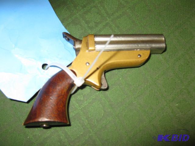 lot 37 image: Sharps 4 barrel pistol SN 501 Caliber .22 C...