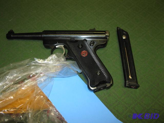 lot 43 image: Ruger 50 Year Mark II semi-auto pistol SN 22...