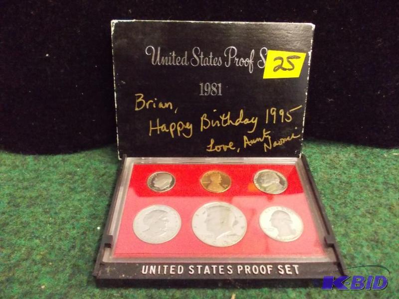 US Proof Set 1981...