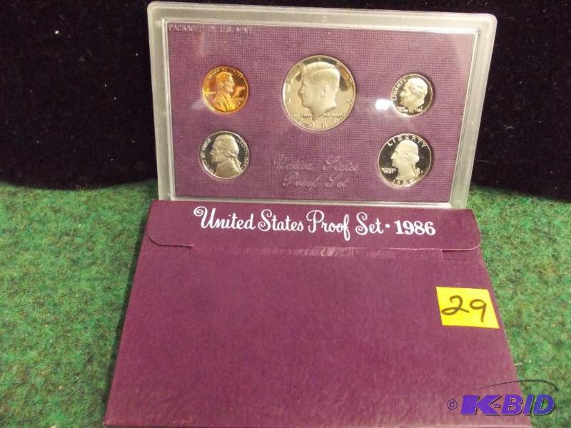 US Proof Set 1986...