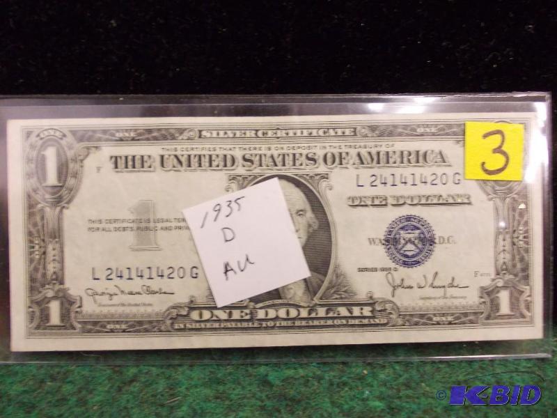US $1.00 Silver Certificate Series 1935 D...