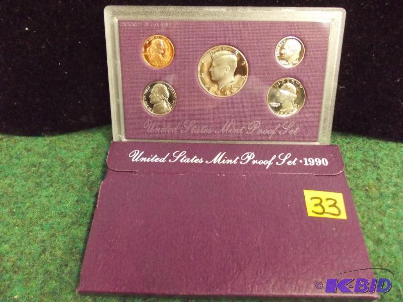US Proof Set 1990...