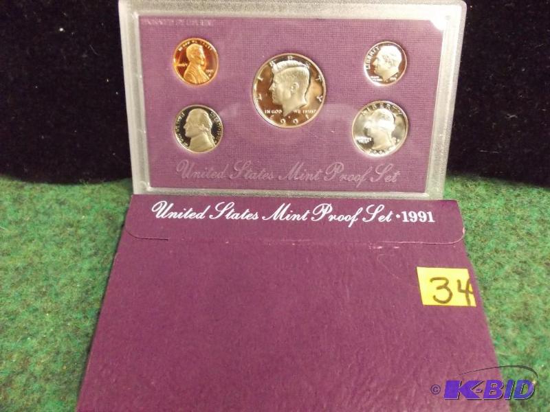 US Proof Set 1991...
