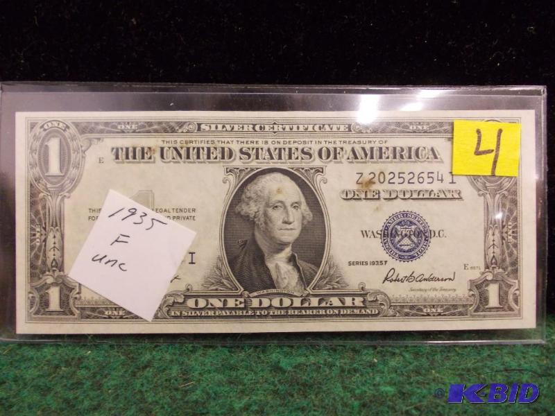 US $1.00 Silver Certificate Series 1935 F...