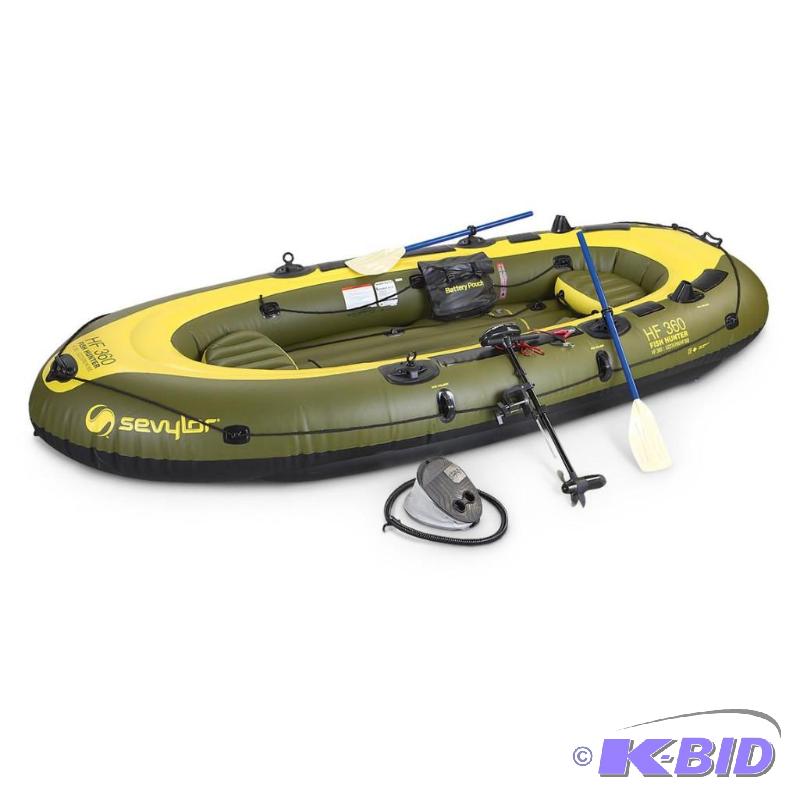 Sevylor Fish Hunter Inflatable Boat Kit, 2 fi...
