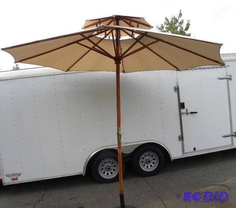 10-ft Market Umbrella, khaki, 1 78&quot dia...