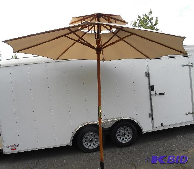 10-ft Market Umbrella, khaki, 1 78&quot dia...