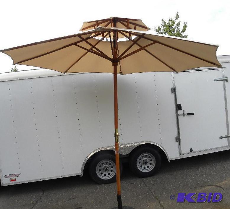 10-ft Market Umbrella, khaki, 1 78&quot dia...