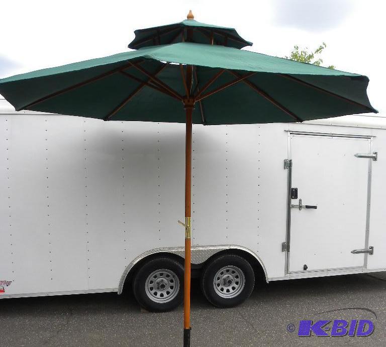 10-ft Market Umbrella, hunter green, 1 78&qu...