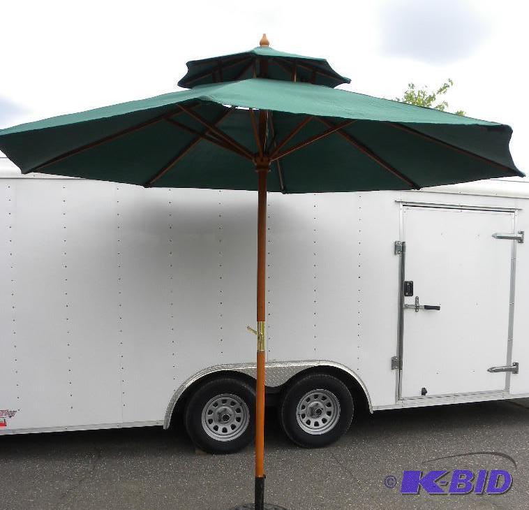 10-ft Market Umbrella, hunter green, 1 78&qu...