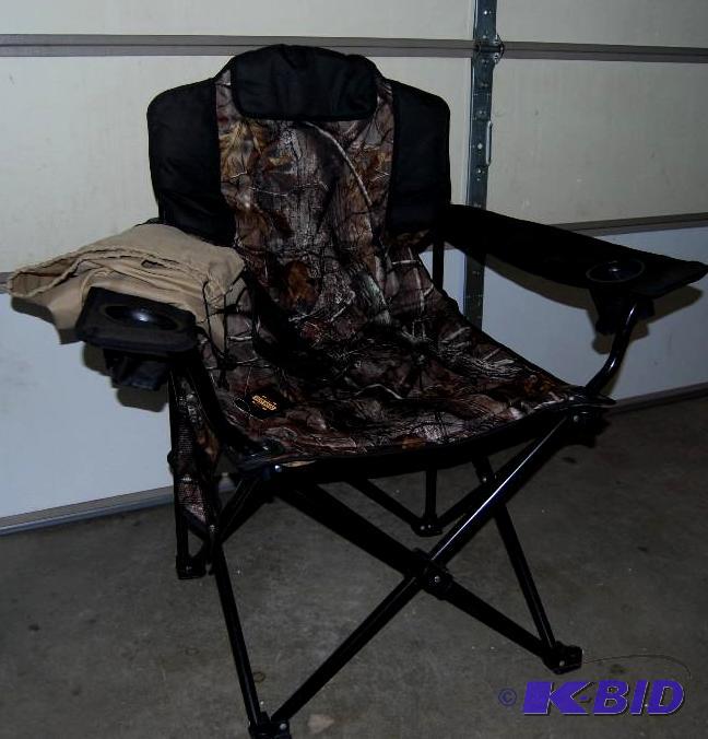 500 lb King Camp Chair, padded 600 denier pol...