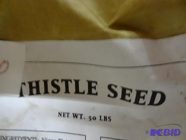 lot 10 image: Approx 50 lbs Nyjer Thistle Seed...