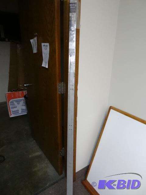 lot 100 image: NEW Sliding Door Track and Hardware Kit for u...