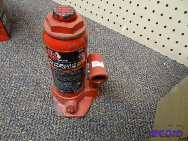 lot 113 image: USED 2 Ton Bottle Jack Missing Handle (RED) T...