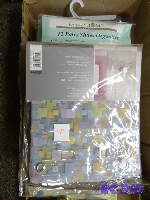 lot 140 image: NEW qty 2 12 pair Shoe Organizers and qty 1 S...